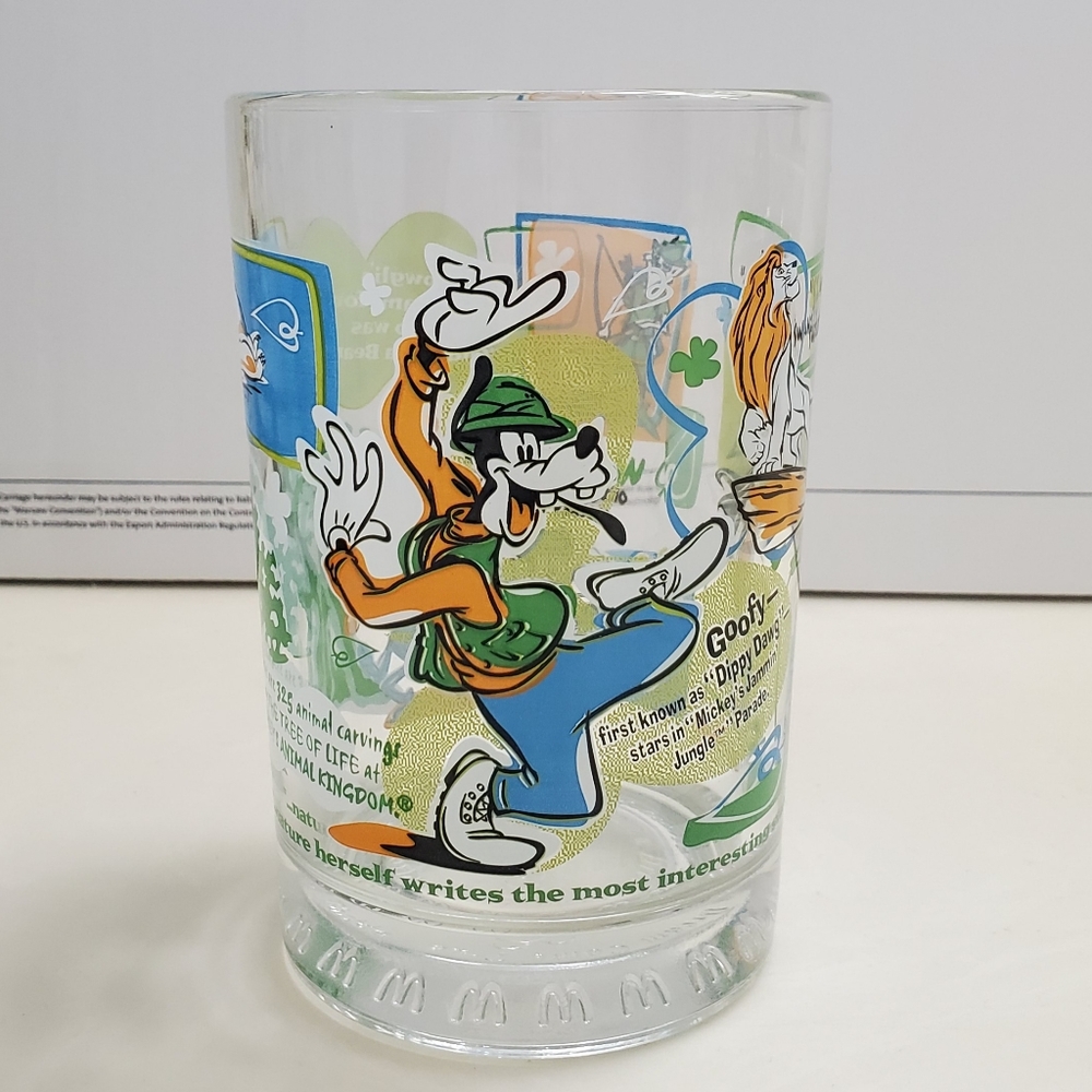 Walt Disney World 100 Years Of Magic Tumbler Glass McDonalds